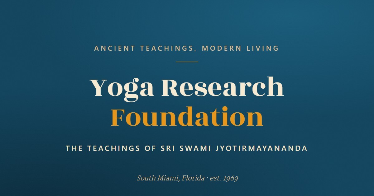 Yoga Research Foundation